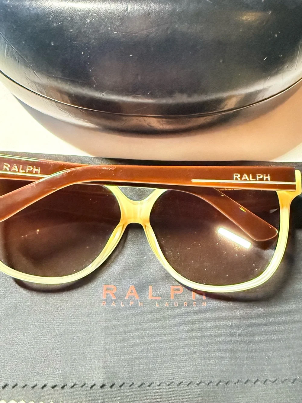 Ralph Lauren Brown Tortoiseshell Gradient Women's Sunglasses